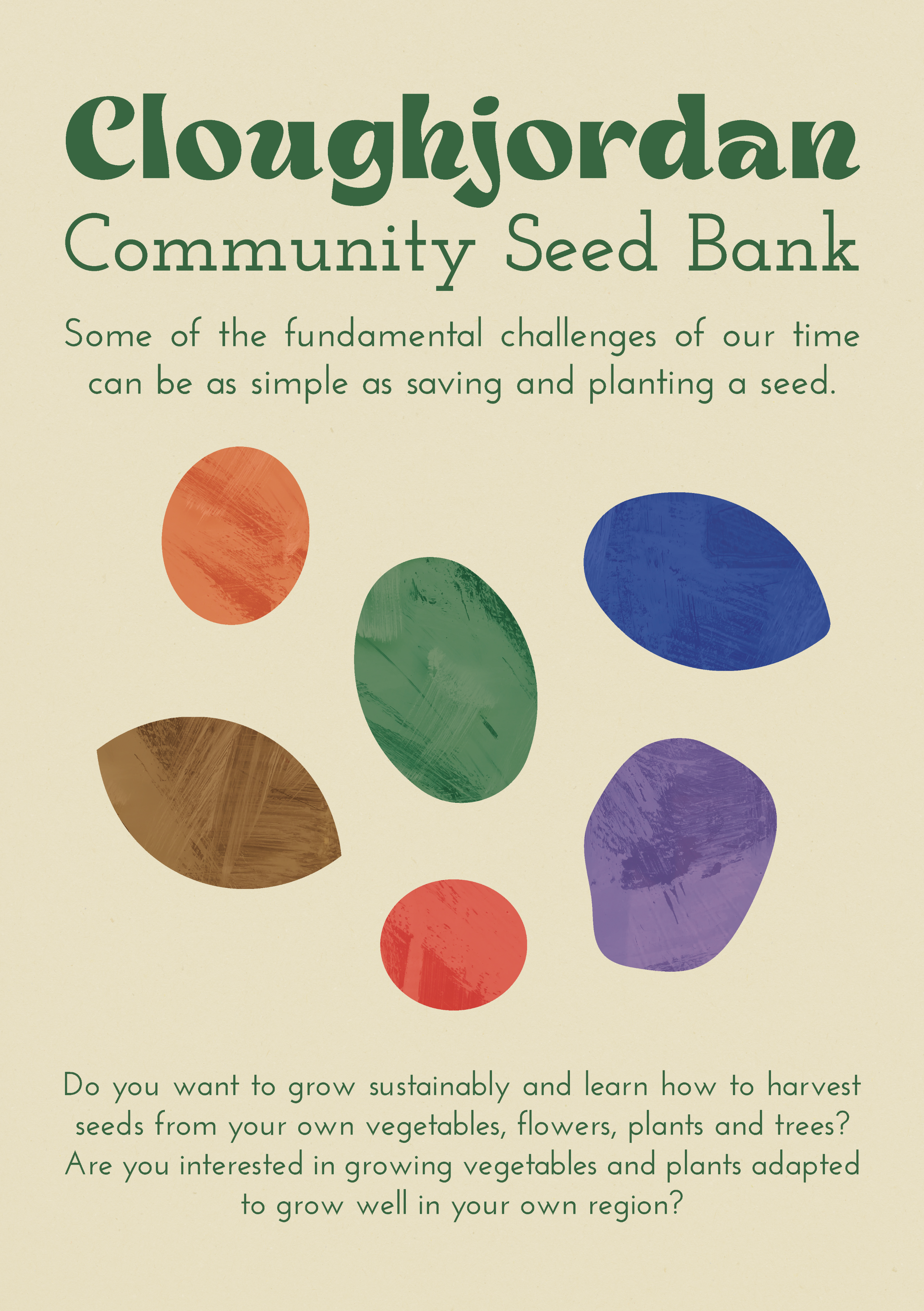 Community Seed Bank flyer